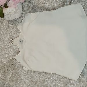 J Crew silk Camisole 00 off white (thj2)